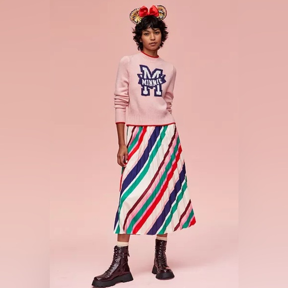 Disney 
Women's Minnie Majorette Pleated Midi Skirt, Created for Macy's - Picture 1 of 7